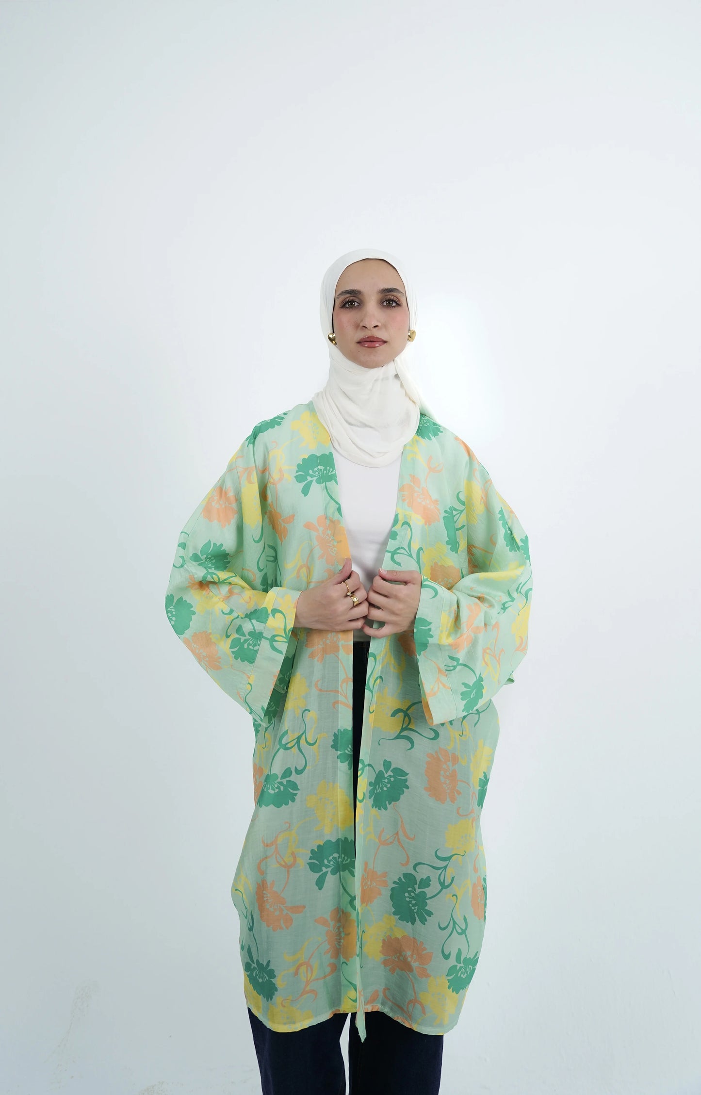 PASTEL FLORAL KIMONO