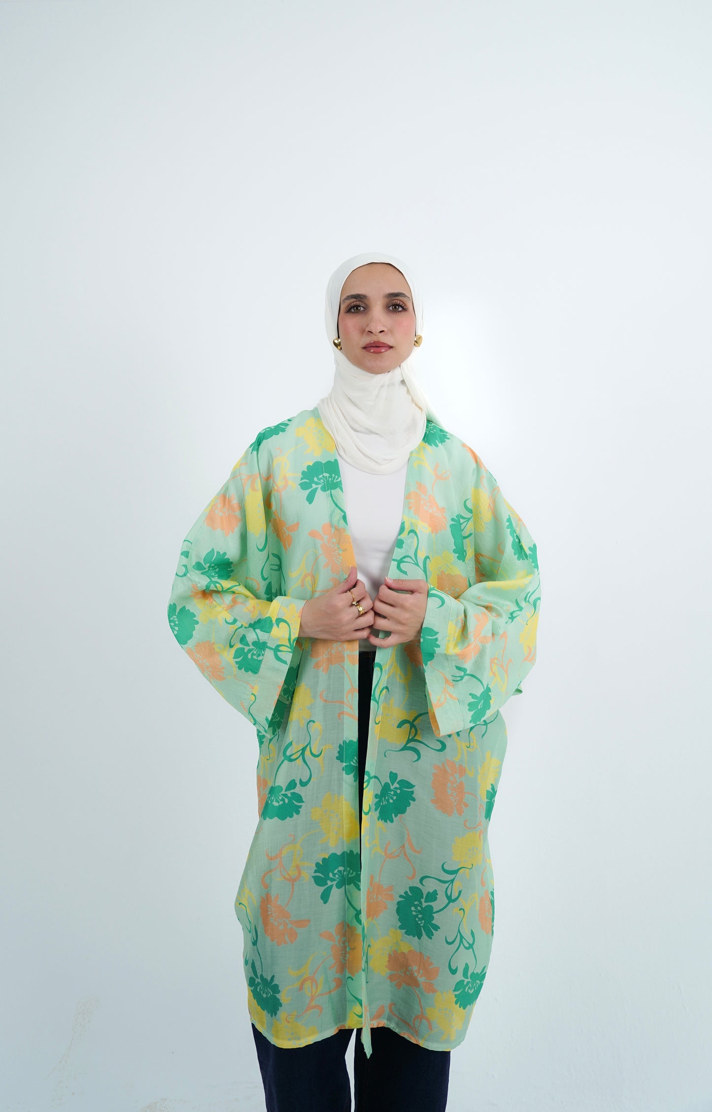 PASTEL FLORAL KIMONO