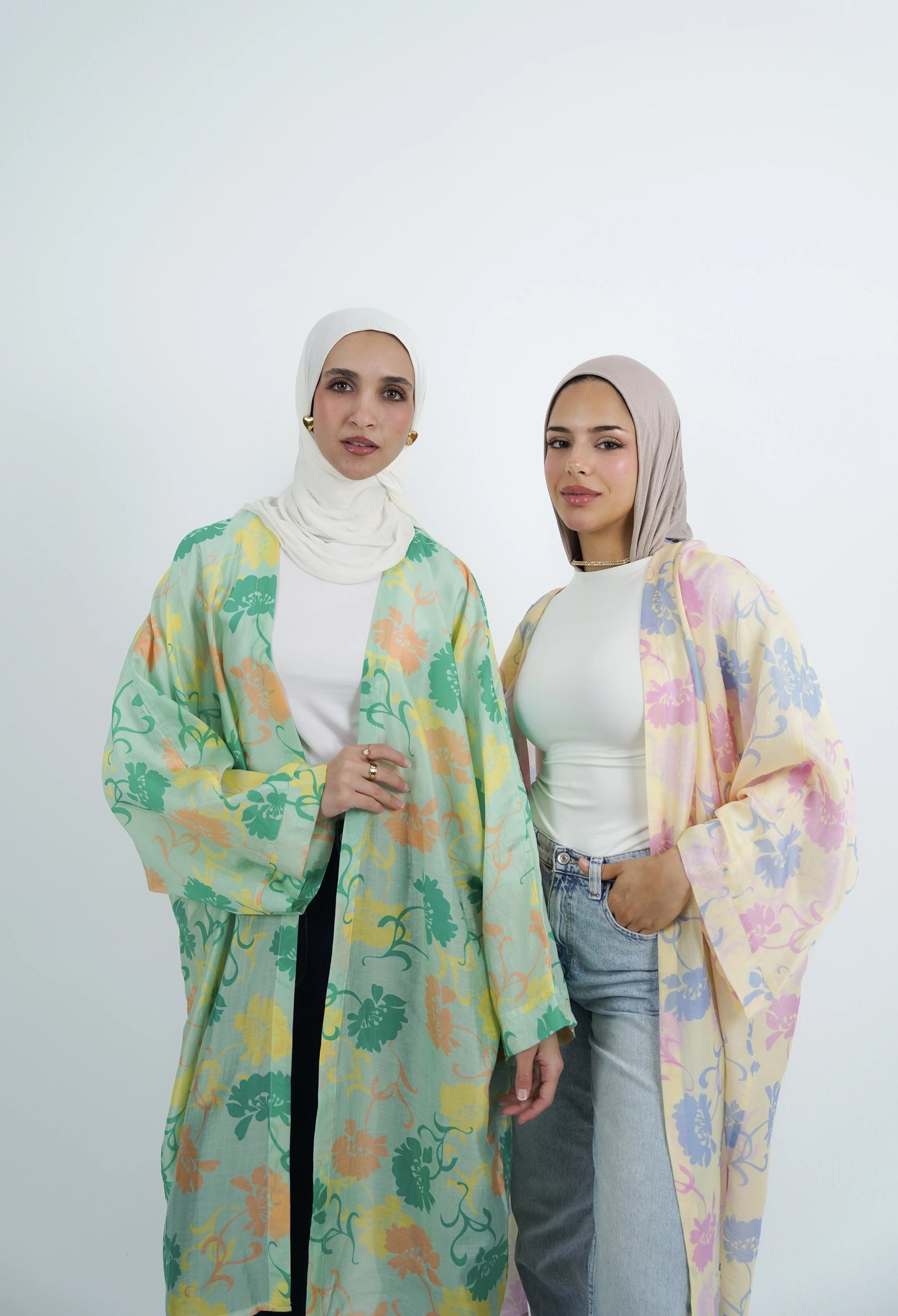 PASTEL FLORAL KIMONO