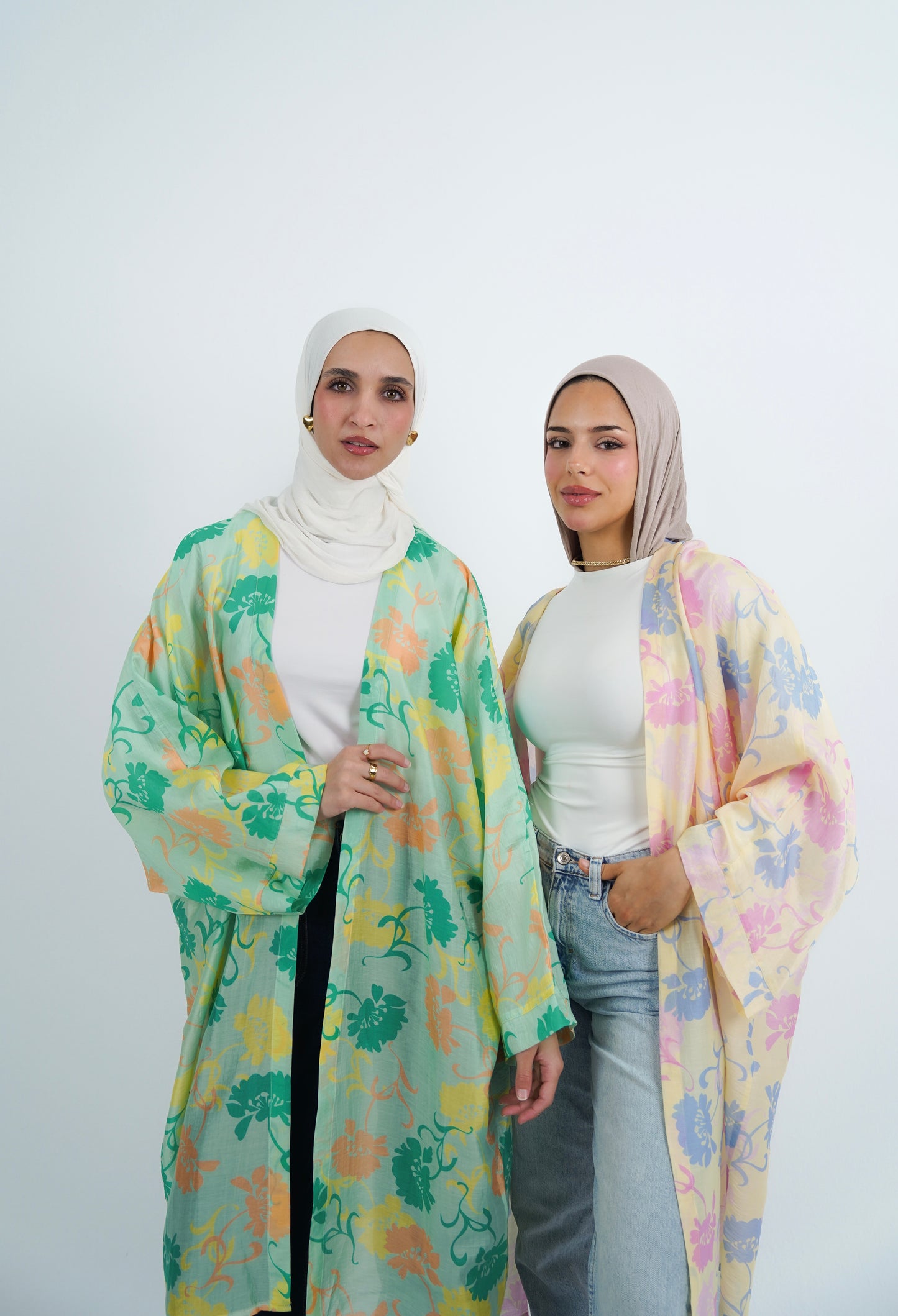 PASTEL FLORAL KIMONO