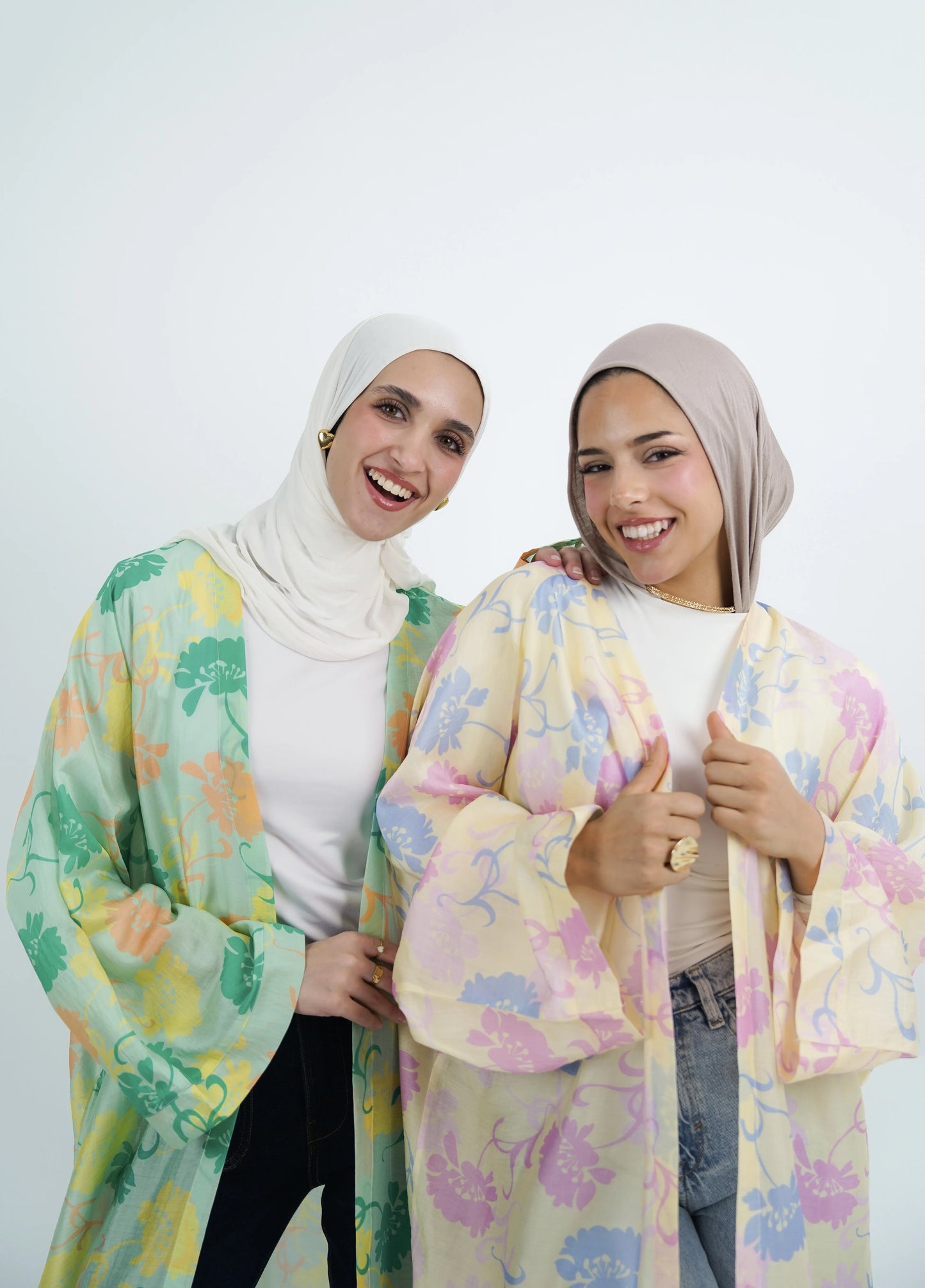 PASTEL FLORAL KIMONO