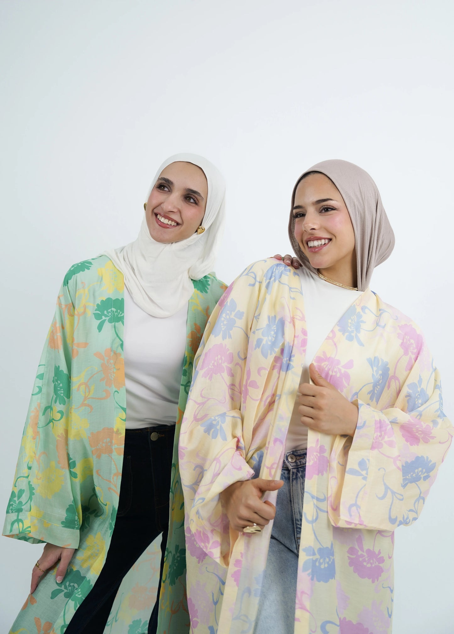 PASTEL FLORAL KIMONO
