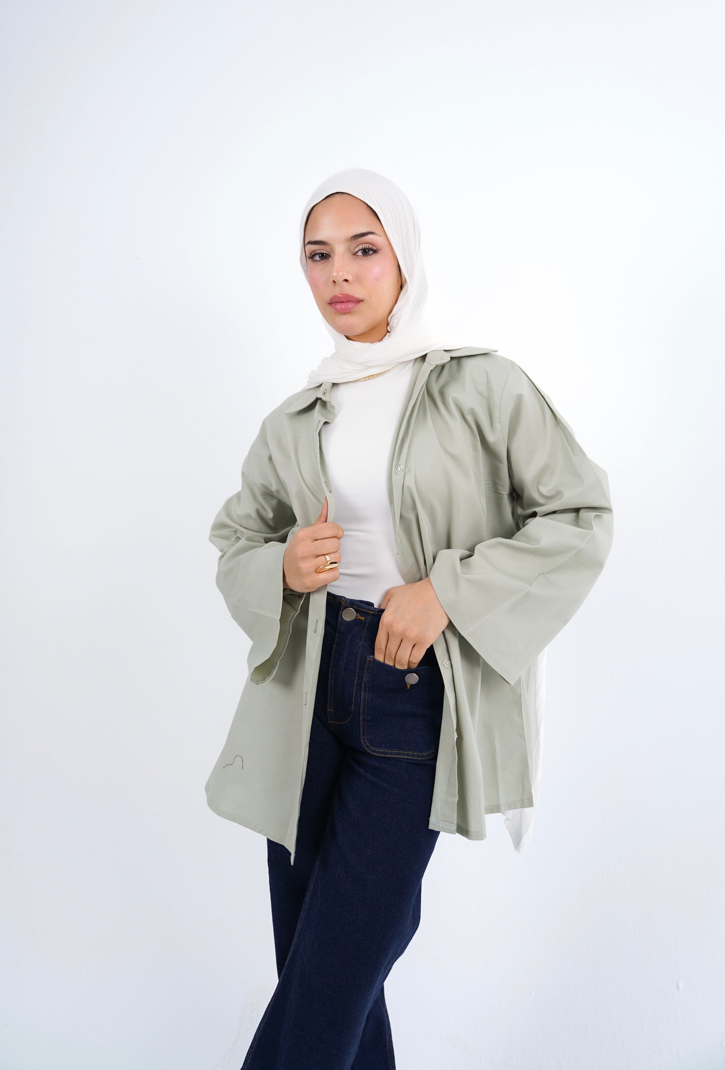 PASTEL OVER SIZE SHIRT