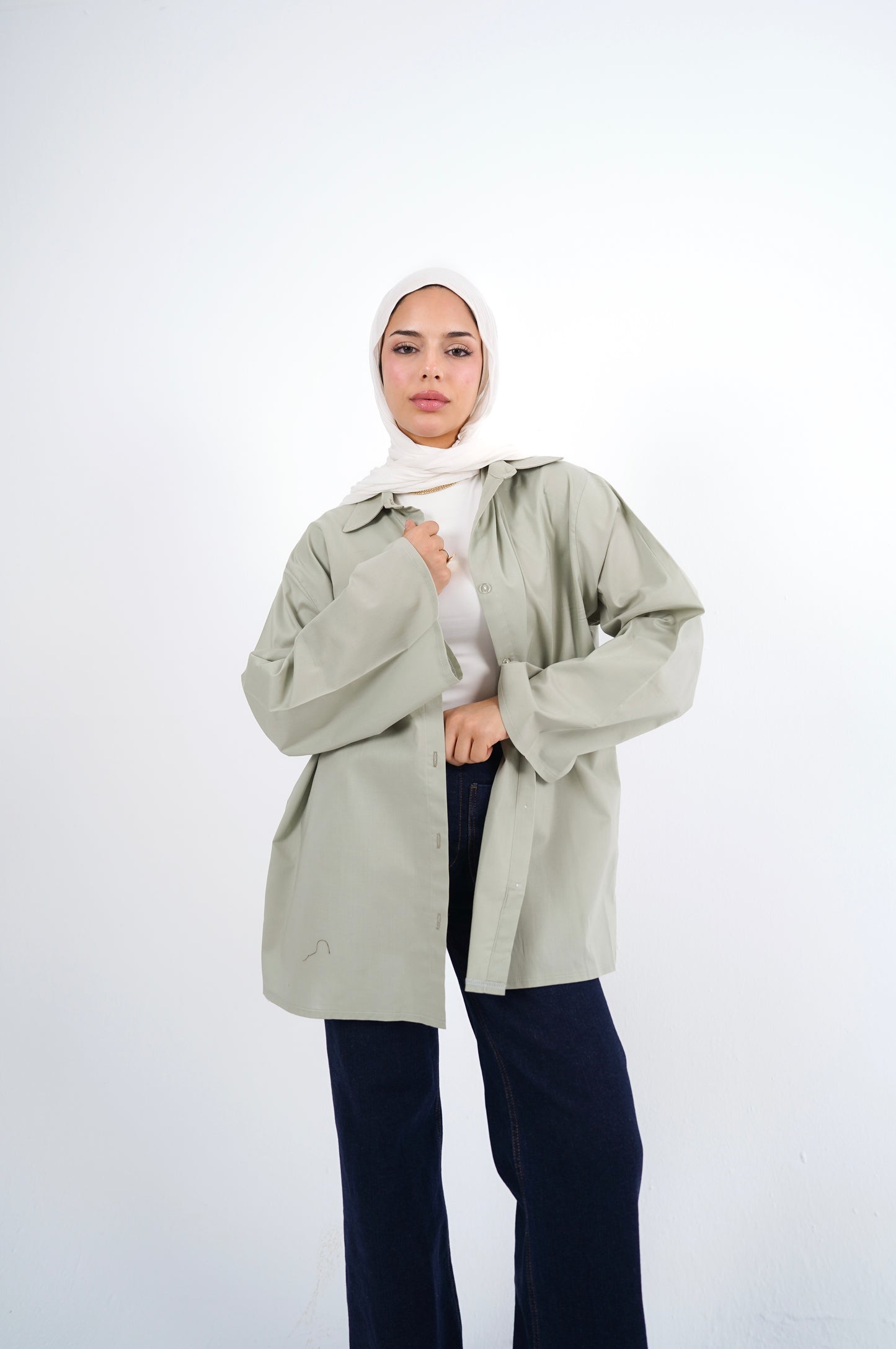 PASTEL OVER SIZE SHIRT