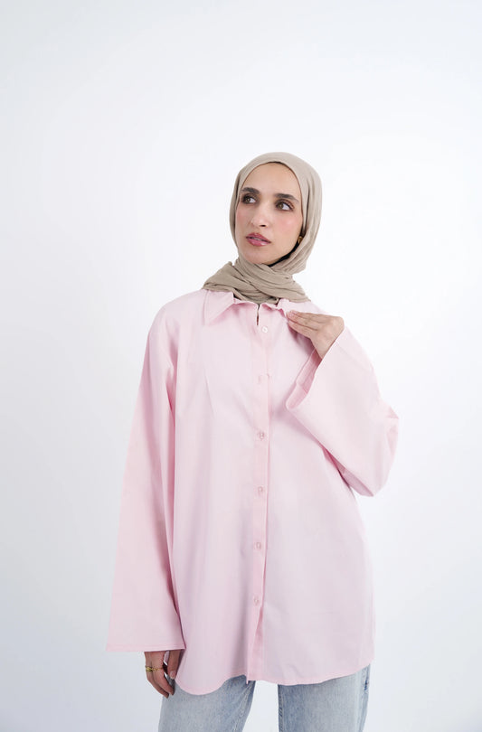 PASTEL OVER SIZE SHIRT