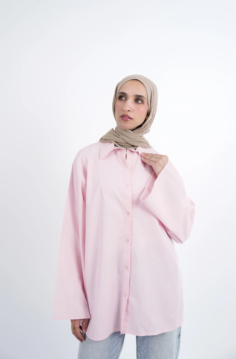 PASTEL OVER SIZE SHIRT
