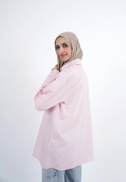 PASTEL OVER SIZE SHIRT